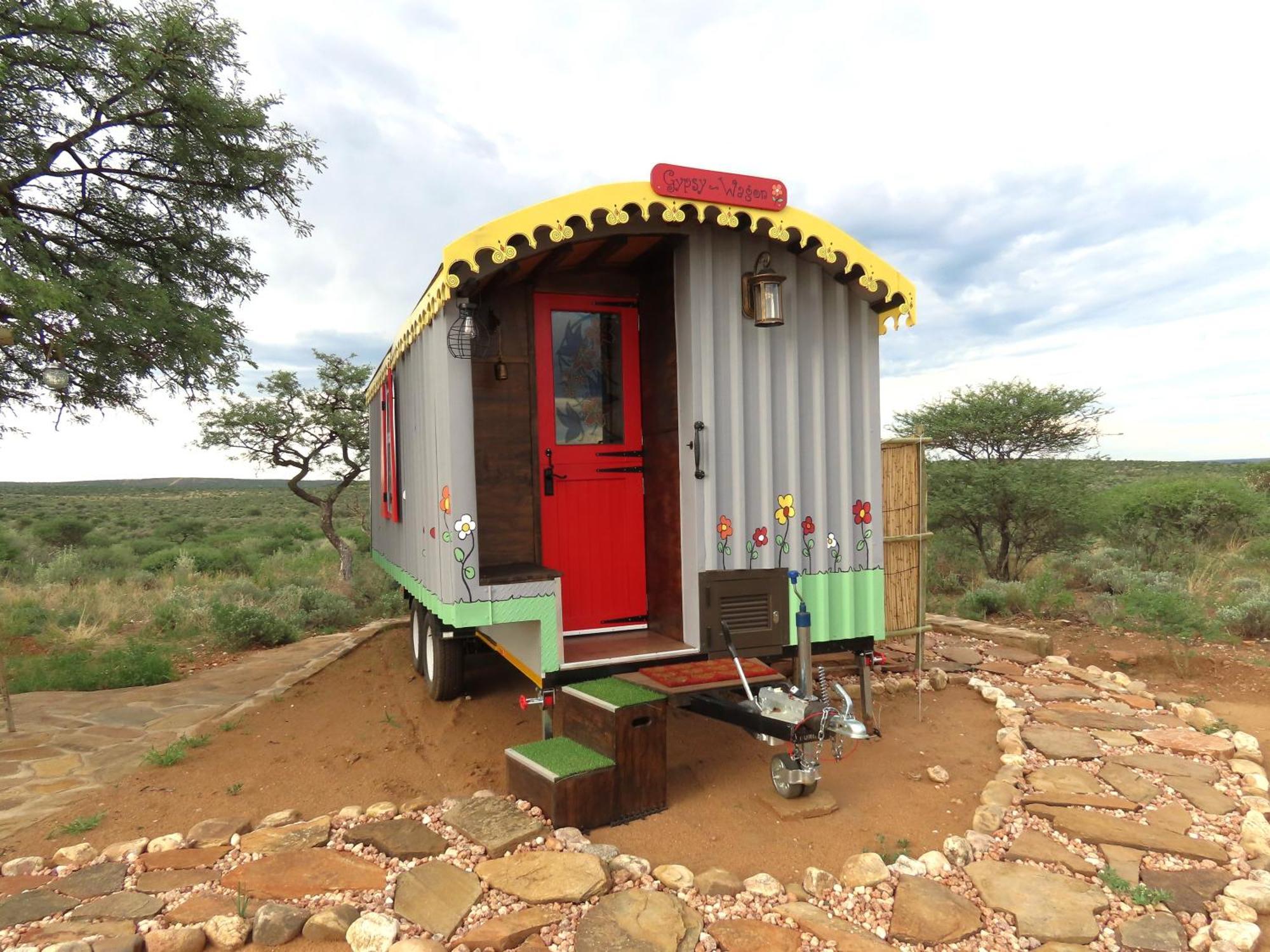 Ferienwohnung Bellatiny, Tiny House & Gypsy Wagon Ondekaremba Exterior foto