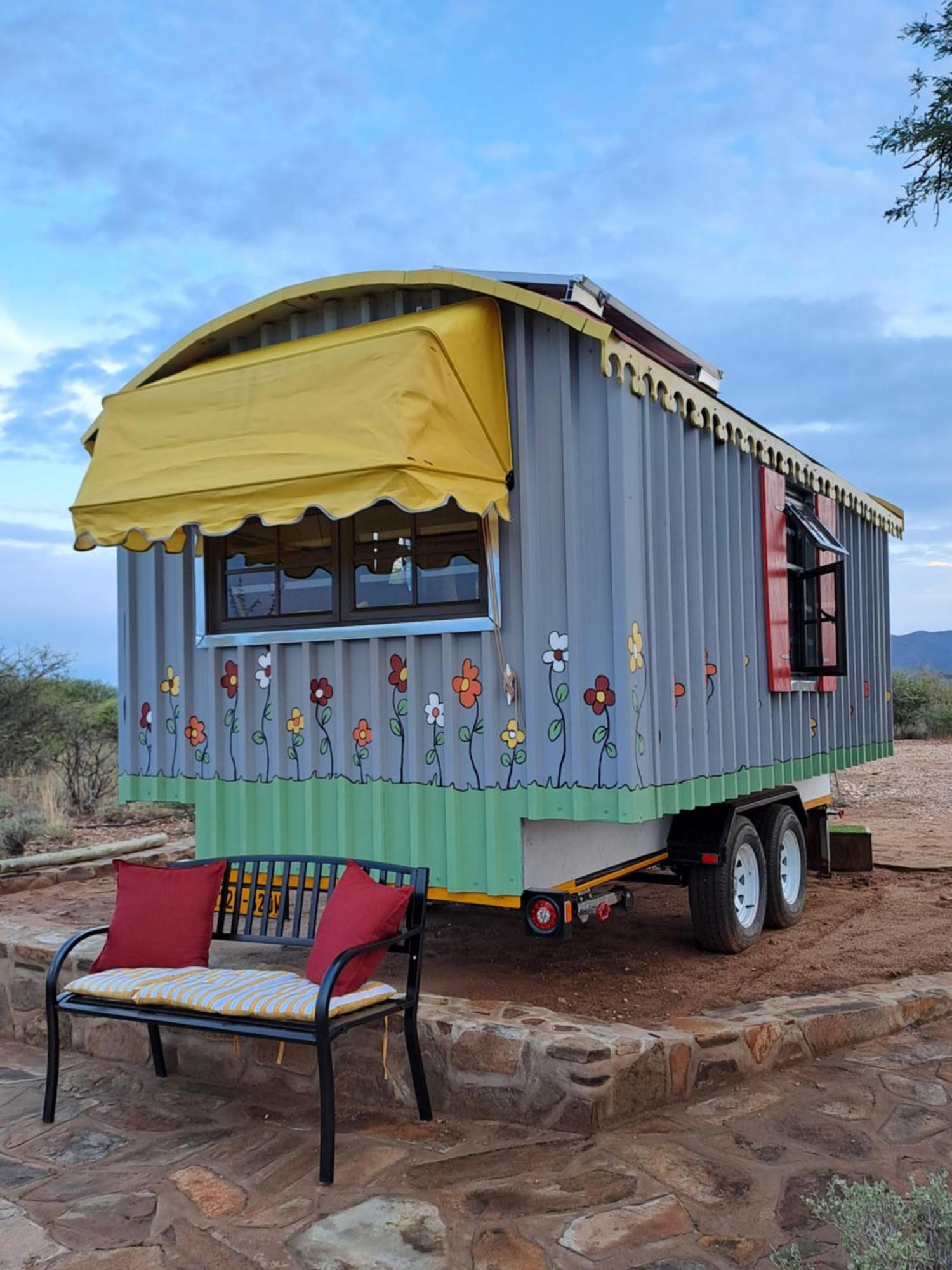 Ferienwohnung Bellatiny, Tiny House & Gypsy Wagon Ondekaremba Exterior foto