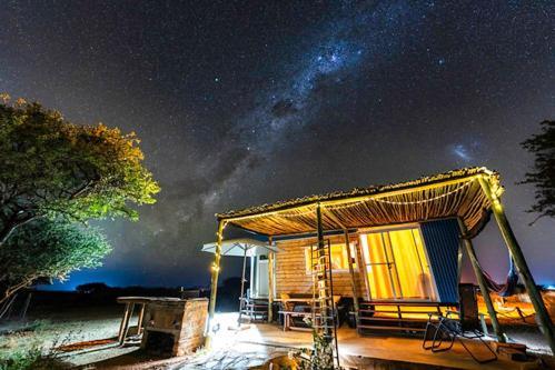 Ferienwohnung Bellatiny, Tiny House & Gypsy Wagon Ondekaremba Exterior foto